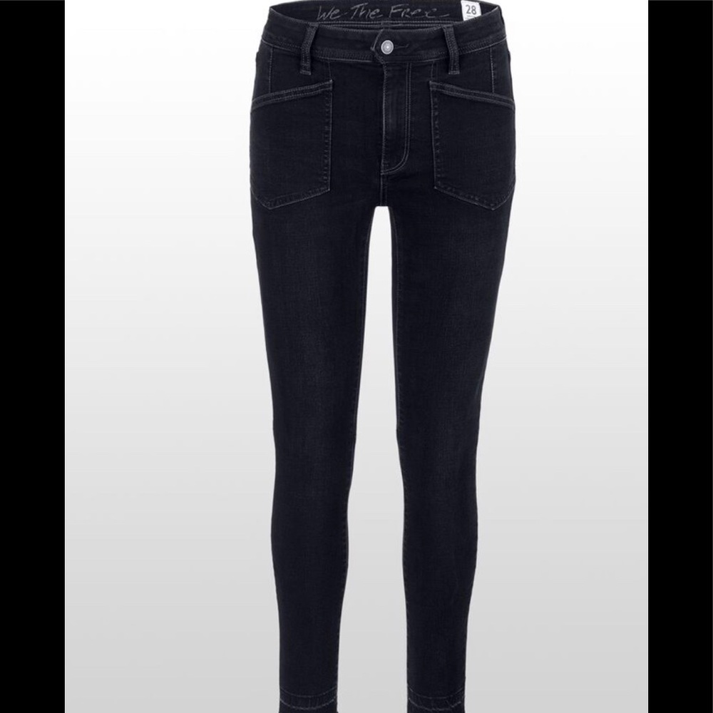 Free People Ivy Mid Rise Released Hem Jeans NWT 28